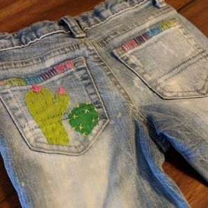 Distressed toddlee jeans